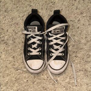 Converse Kids Black and White Sneakers